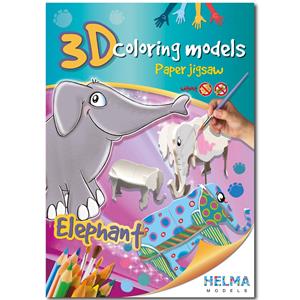 3D Coloring models - Elephnat