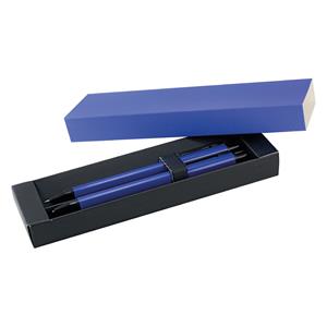 ANDALE set ball pen and roller in box - blue