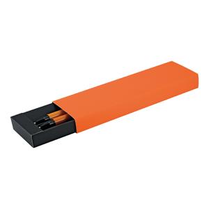 ANDALE set ball pen and roller in box - orange