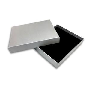 Box LUX with lid - silver 200 x 250 mm