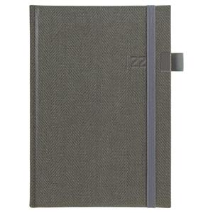 Daily diary 2022 Tweed A5 - grey