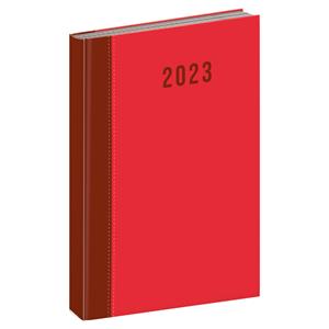 Daily Diary 2023 A5 Cambio Classic - red