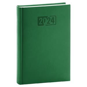 Daily Diary 2024 A5 Aprint - green