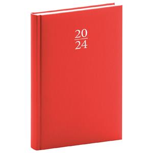 Daily Diary 2024 A5 Capys - red