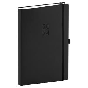 Daily Diary 2024 A5 Nox - black/black