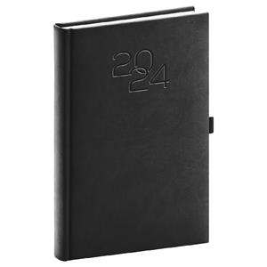 Daily Diary 2024 A5 Vivella Classic - anthracite