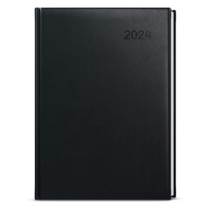 Daily Diary 2024 Adam Vivella B6 - Black