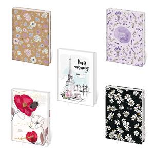 Daily diary B6 2024 Lyra - design 1-5 (5pcs)