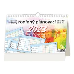 Desk and Wall Calendar 2023 - Weekly Family Planning Calendar