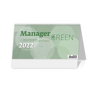 Desk Calendar 2022 Manager Green