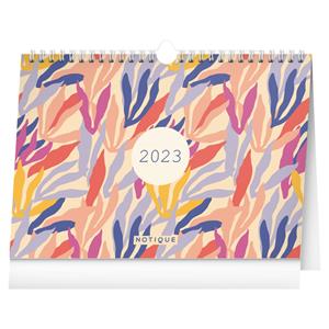 Desk calendar 2023 Monthly planning - Leaves with Hook