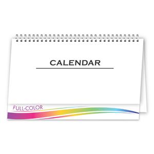 Desk calendar printing - multi-color, double-sided