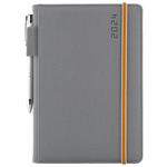 Diary AMOS weekly A5 2024 Polish - grey/orange rubber band