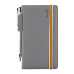 Diary AMOS weekly pocket 2024 Polish - grey/orange rubber band