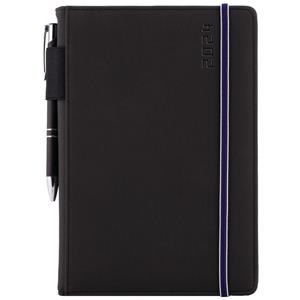 Diary AMOS weekly special A5 2024 - black/blue rubber band