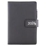 Diary BRILIANT daily A5 2024 Polish - black