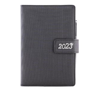 Diary BRILLIANT daily A5 2023 Slovak - black