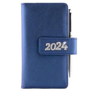 Diary BRILLIANT weekly pocket 2024 Czech - dark blue