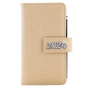 Diary BRILLIANT weekly pocket 2024 Czech - gold