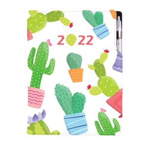 Diary DESIGN daily A4 2022 - Cactus