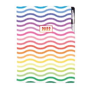 Diary DESIGN daily A4 2022 - Colors