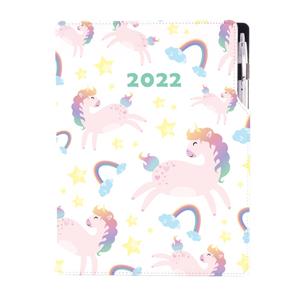 Diary DESIGN daily A4 2022 PL - Unicorn