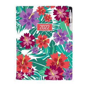 Diary DESIGN daily A4 2022 - Tropic