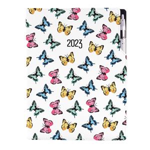 Diary DESIGN daily A4 2023 - Color Butterfly