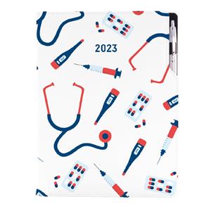 Diary DESIGN daily A4 2023 - Doctor