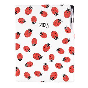 Diary DESIGN daily A4 2023 - Ladybug