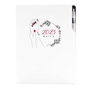 Diary DESIGN daily A4 2023 - Nails