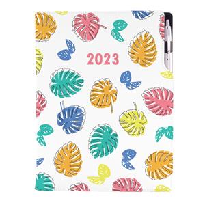 Diary DESIGN daily A4 2023 PL - Leaves