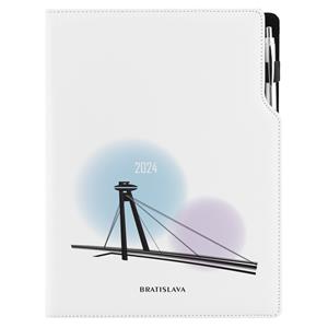 Diary DESIGN daily A4 2024 - Bratislava