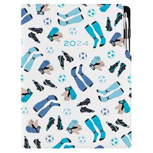 Diary DESIGN daily A4 2024 - Football