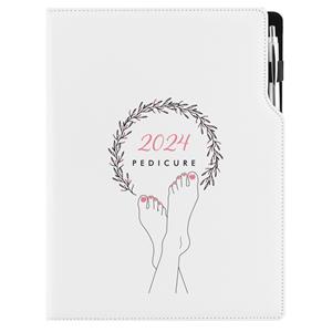 Diary DESIGN daily A4 2024 - Pedicure