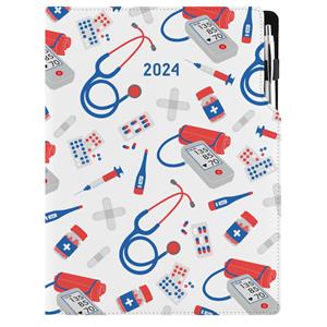 Diary DESIGN daily A4 2024 PL - Doctor