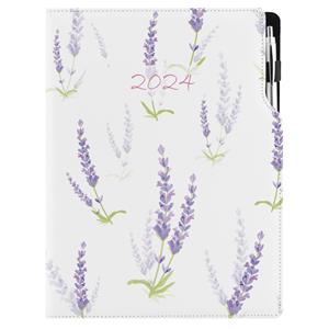 Diary DESIGN daily A4 2024 PL - Lavender