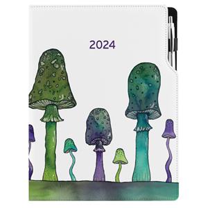 Diary DESIGN daily A4 2024 PL - Mushrooms