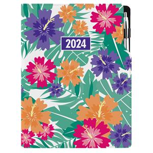 Diary DESIGN daily A4 2024 PL - Tropic