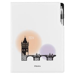 Diary DESIGN daily A4 2024 - Prague