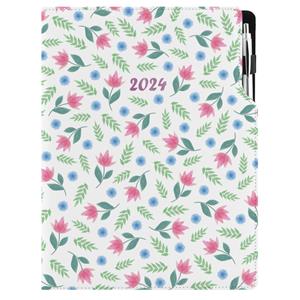 Diary DESIGN daily A4 2024 - Spring flowers