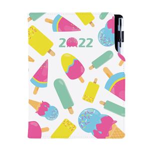 Diary DESIGN daily A5 2022 CZ - Ice lollies