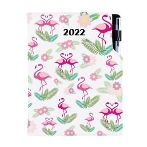 Diary DESIGN daily A5 2022 PL - Flamingo