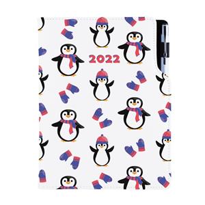 Diary DESIGN daily A5 2022 PL - Penguin