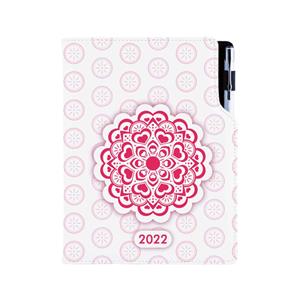 Diary DESIGN daily A5 2022 SK - Mandala red