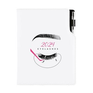 Diary DESIGN daily A5 2024 PL - Eyelashes