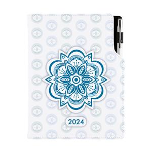 Diary DESIGN daily A5 2024 PL - Mandala blue