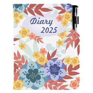 Diary DESIGN daily A5 2025 CZ - Autumn flowers