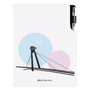 Diary DESIGN daily A5 2025 CZ - Bratislava