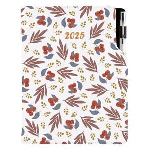 Diary DESIGN daily A5 2025 CZ - Rowan berry